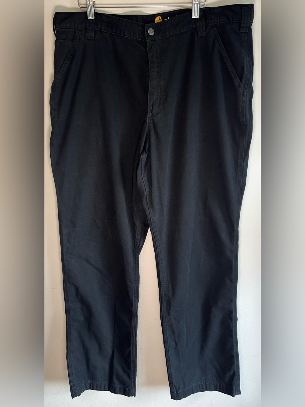Carhartt Men’s Relaxed Fit Work Pants Size 40X32 Black Carpenter Pants Like New